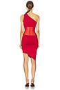 view 4 of 4 Curve Mini Dress in Cherry Red