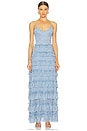 view 1 of 4 Marina Maxi Dress in Ash Blue