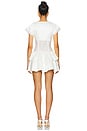 view 3 of 3 Aurelia Mini Dress in White
