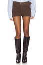 view 1 of 6 Zade Mini Short in Brown