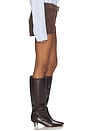 view 3 of 6 Zade Mini Short in Brown