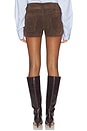 view 4 of 6 Zade Mini Short in Brown
