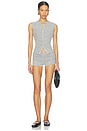 view 5 of 6 Rue Mini Short in Grey
