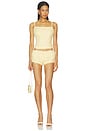 view 5 of 6 Mira Short in Butter Yellow