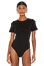 view 2 of 5 Thea Bodysuit in Black Caviar