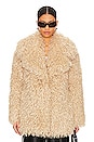 view 2 of 5 Nora Faux Fur Jacket in Light Tan