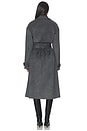 view 4 of 4 MANTEAU EN LAINE MATILDA in Charcoal
