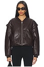 view 1 of 4 Valentina Jacket in Dark Brown