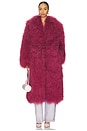 view 2 of 4 Thea Maxi Coat in Cherry Lacquer