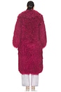 view 4 of 4 Thea Maxi Coat in Cherry Lacquer