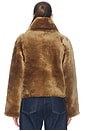 view 5 of 5 Tuva Fur Jacket in Brown