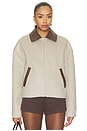 view 1 of 5 Oda Wool Jacket in Grey