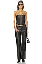 view 5 of 6 Bella Pants in Distressed Black