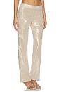 view 2 of 6 Ruby Sequin Pants in Tan