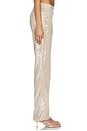 view 3 of 6 Ruby Sequin Pants in Tan