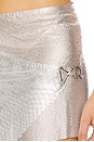 view 6 of 6 Gemma Mini Skirt in Silver