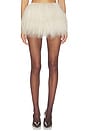 view 1 of 6 Thea Mini Skirt in Light Tan