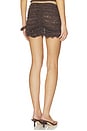view 4 of 6 Selah Mini Skirt in Chocolate Brown