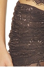view 6 of 6 Selah Mini Skirt in Chocolate Brown