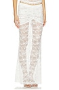 view 2 of 6 Selah Maxi Skirt in White