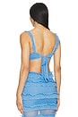 view 3 of 4 Gracie Bustier Top in Baby Blue