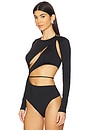 view 4 of 6 Astral Bodysuit in Black