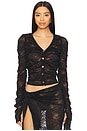 view 1 of 5 Wanted Lace Cardigan in Black