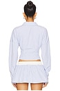 view 3 of 5 Eliza Shirt in Blue Stripe