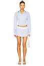 view 4 of 5 Eliza Shirt in Blue Stripe