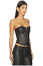 view 2 of 4 Sable Corset Top in Black