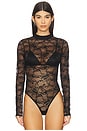 view 2 of 5 BODY ENCAJE LYDIA in Black