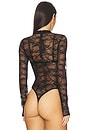 view 4 of 5 BODY ENCAJE LYDIA in Black