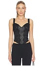 view 3 of 6 Brisa Corset Top in Black