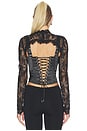 view 5 of 6 Brisa Corset Top in Black