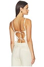 view 3 of 4 Luma Tie Top in Tan