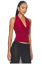 view 2 of 4 Merle Top in Burgundy