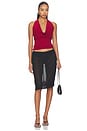 view 4 of 4 Merle Top in Burgundy