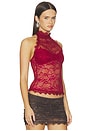 view 2 of 5 Selah Top in Burgundy