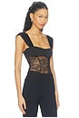 view 2 of 5 Vilda Lace Top in Black