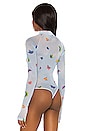 view 4 of 5 Butterfly Bodysuit in Dusty Blue