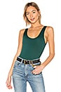 view 1 of 5 Hanna Bodysuit in Hunter Green