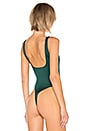 view 4 of 5 Hanna Bodysuit in Hunter Green