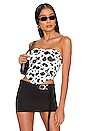 view 1 of 4 Corset in Cow Print