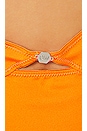 view 6 of 6 Chiara Bodysuit in Flame Orange