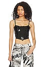 view 1 of 4 Cat Top in Black
