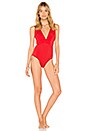 view 2 of 3 Hannah One Piece in Red