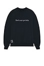 view 2 of 4 Hard Court Specialist Crewneck in Navy Blue & White