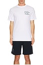 view 3 of 4 Playboys & Tennis Pros T-Shirt in White & Green