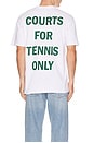 view 1 of 4 CAMISETA TENNIS ONLY in White