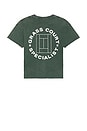 view 2 of 4 Court Undone Edge T-Shirt in Forest Green